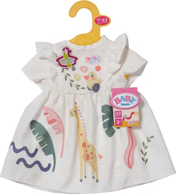 Zdjęcie produktu dla BABY born Dress Giraffe 43cm, Sukienka dla lalki, 3 lat(a)