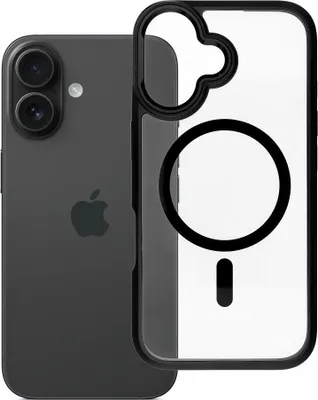 Produktbild von ROAR case MAG BUMPER kompatibel mit MagSafe passend für IPHONE 16 black