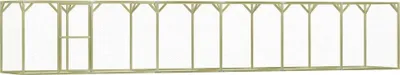 Produktbild von Hühnerkäfig 1,5x9x1,5 m Imprägniertes Kiefernholz