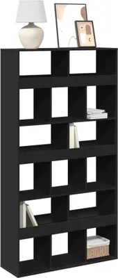 Obrázek produktu pro Maison Exclusive - Knihovna černá 100 x 33 x 187,5 cm kompozitní dřevo
