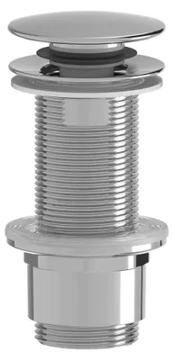 Productafbeelding van Sapho wastafelafvoer, 5/4 inch, klik-klak, grote kurk, 10-80 mm, ABS / chroom