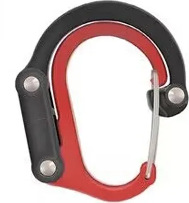 Produktbild von Multifunktionale Karabiner-Hängeschnalle Starke, belastbare Aluminiumlegierung Vielseitiger, drehbarer D-Typ-Karabinerclip