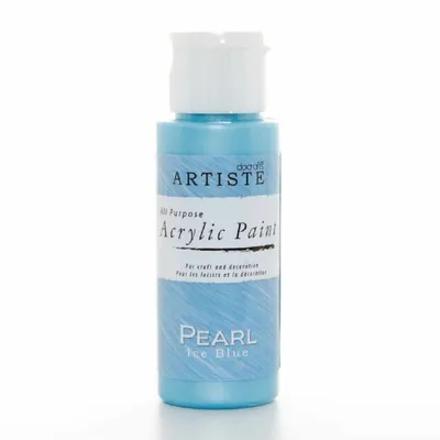Produktbild von Acrylfarbe DOA 763003 59 ml - Perleisblau