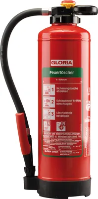 Produktbild von GLORIA Schaum-Aufladefeuerlöscher SK6PRO mit Kartusche & Wh. 21A 233B