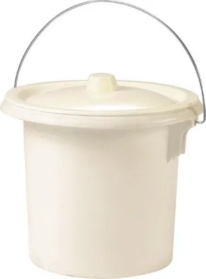 Produktbild von EDA Hygiene-Eimer mit Metallgriff 5,5 Liter creme