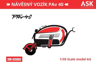 Image de Artscale ASK200-K35003 PAv 40 remorque pour Velorex