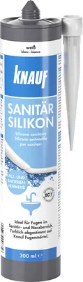 Produktbild von Knauf Sanitär Silikon weiß 300 ml