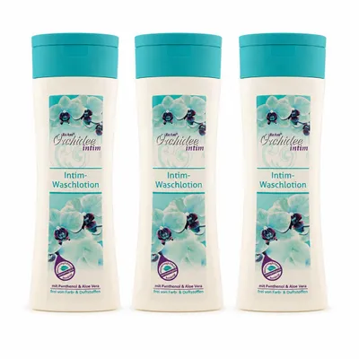 Produktbild von ReAm Orchidee Intim Waschlotion 300 ml – Milde Intimpflege mit Aloe Vera & Panthenol (3 pack)