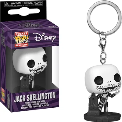 Produktbild von Disney - Jack Skellington - Schlüsselanhänger Funko Pocket POP! Keychain
