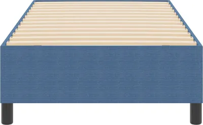 Immagine prodotto di vidaXL Letto a piattaforma blu 90 x 200 cm Tessuto in velluto a coste