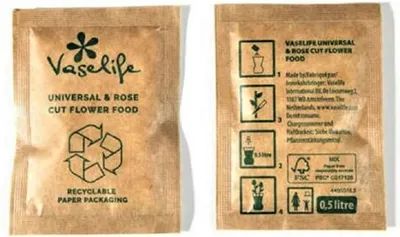 Produktbild von Vaselife Schnittblumennahrung in recycling Papiertütchen 50 Stück