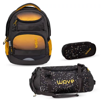Produktbild von Wave Wave Infinity Move Schulrucksack Set 3 tlg. "Gradient Sand"