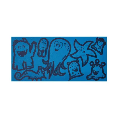 Produktbild von ergobag Reflexie-Sticker Set Monster Blau