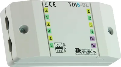 Immagine prodotto di Alternativa tecnica Modulo di espansione DL per 5 ingressi digitali/di temperatura, 1 pz.
