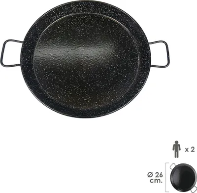 Produktbild von Emaillierte, valencianische Paellapfanne  2 Personen / 26 cm.