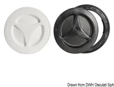 Image de Couvercle d'inspection en polypropylène, blanc 204 mm , 1 pièce