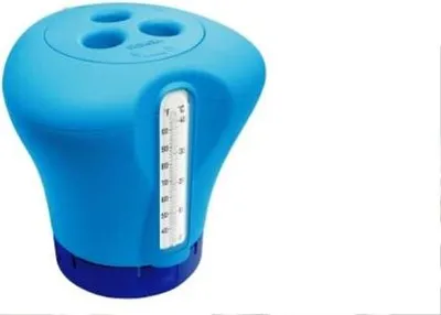 Obrázek produktu pro MARIMEX Plovák Na Chlor S Teploměrem - Barva Modrá 10964007