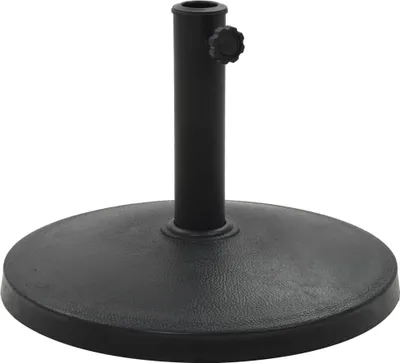 Produktbild von Sonnenschirmfuß Rund 10 kg Schwarz Polyharz