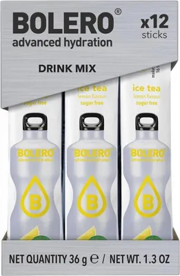 Produktbild von Bolero Sticks (12x3g) Ice Tea Lemon - Intra- & Post-Workout - Intra-Workout