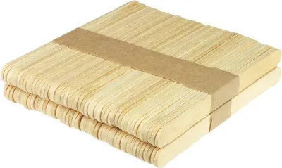 Image de LOVEART DECO Bâtonnets à glace naturels en bois, 50 pièces.