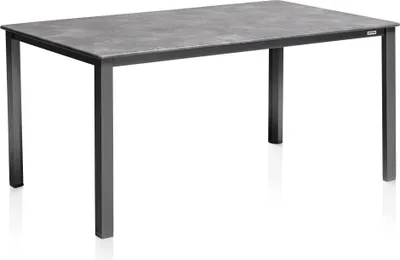 Produktbild von KETTLER Cubic Dining-Tisch 160 x 90 cm, anthrazit/ Schiefer anthrazit, Aluminium/Kettalit