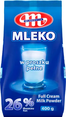 Produktbild von Mlekovita Vollmilchpulver, 26 % Fett, 400 g