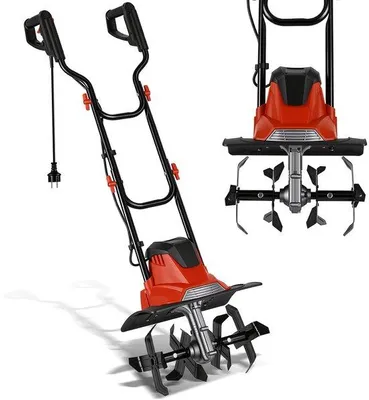 Immagine prodotto di Decespugliatori elettrici per giardinaggio e lavorazione del terreno, 1050 W, rosso e nero