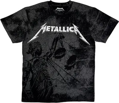 Produktbild von Metallica - "And Justice For All" T-Shirt für Herren/Damen Uni, Gewaschen RO15212 (S) (Schwarz)