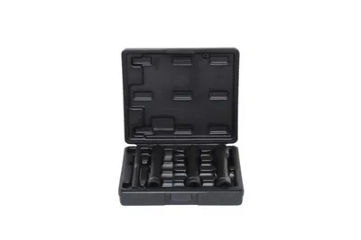 Produktbild von KS Tools 913.1290, Steckschlüssel-Satz, 1/2 Zoll, 4 Kopf/Köpfe, Chrom-Molybdän-Stahl, ISO 1174, DIN 3121, 1,5 kg