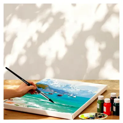 Produktbild von Aquarellpinsel Set mit 25 Pinsel für verschiedene Maltechniken