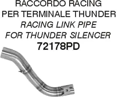 Immagine prodotto di Raccordo racing ARROW per terminali Thunder per Honda CRF 300 L