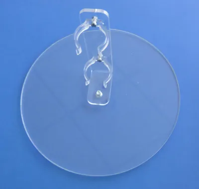 Produktbild von 3353 Acryl Ständer Ø 250mm mit Befestigung-Klammer 38mm