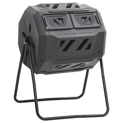Image de Vidaxl -Kompost -Bin 160 L 73x64x95 Schwarz
