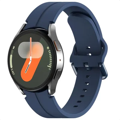 Productafbeelding van imoshion Siliconen bandje voor de Samsung Galaxy Watch 4 / 5 / 6 / 7 / FE (20 mm) - Donkerblauw