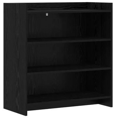 Image de Buffet Chêne noir 75 x 36 x 80 cm Bois d'ingénierie