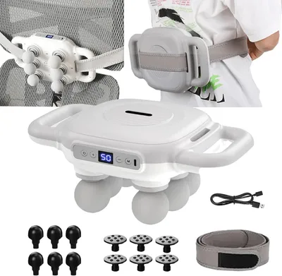 Produktbild von Massagepistole, 18 Massageköpfe, 1500 mAh, für Muskeln