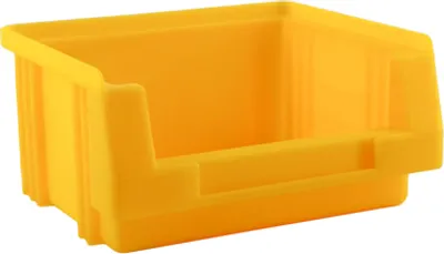 Produktbild von SuperSparSet 50x Sichtlagerbox Classic H | Gelb | HxBxT 5x10x9cm | Polypropylen | Sichtlagerbehälter, Sichtlagerkasten, Sichtlagerkastensortiment, Sortierbehälter