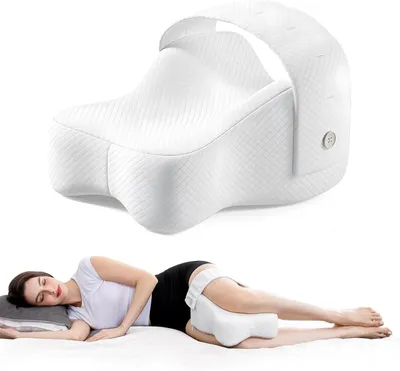 Obrázek produktu pro Ergonomický polštář na kolena pro spáče na boku z visco pěny