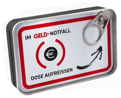 Produktbild von Fischdose Notfallgeld Geschenkdose Geldgeschenk Geschenkidee Geburtstag lustig