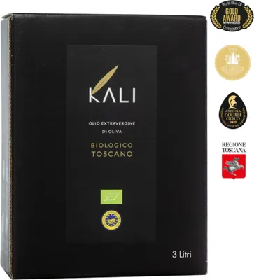 Zdjęcie produktu dla Kali Agri oliwa wczesnego zbioru extra virgin ultra premium Blend  Toscano PGI bag-in-box 3L