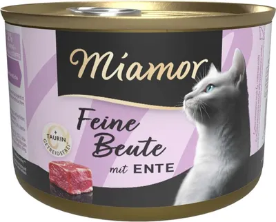 Produktbild von Miamor Feine Beute Ente, Adult, jede Rasse, Ente, 185 g, Getreidefrei, Ohne Soja