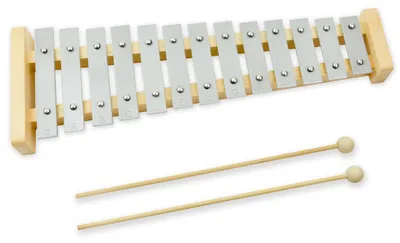 Zdjęcie produktu dla A-Star – sopranowy glockenspiel-ksylofon, 13 tonów, diatoniczny, w zestawie drewniane pałeczki