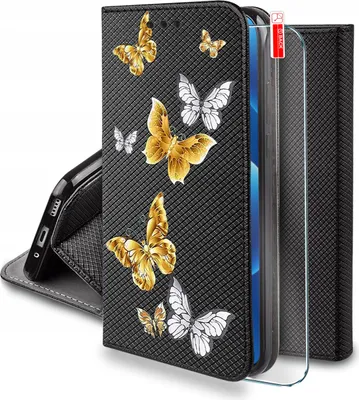 Immagine prodotto di Etui do Xiaomi Redmi Note 14 4G MAGNET WZORY CASE PORTFEL + SZKŁO 9H