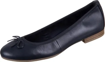 Immagine prodotto di Tamaris ballerina donna classica con fiocco in pelle 1-22116-41, misura:41 EU, colore:Blu
