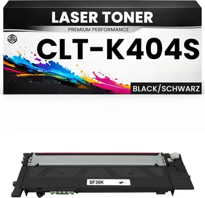 Produktbild von Toner kompatibel für Samsung CLT-K404S(K404S) SL-C430/C430W/C480/C480W/C480FW/C480FN/C432/C432W/C433/C433W/C482/C482W/C482FW/C483/C483W/C483FW in Schwarz