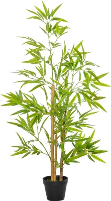 Obrázok produktu pre Fortuna Lai Umelý bambus Dekoratívna umelá rastlina 120 cm realistická dekorácia stromu pre interiéry