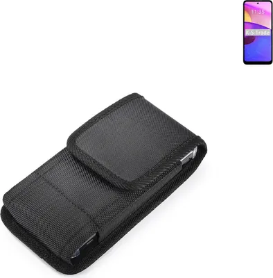 Produktbild von Holster Gürteltasche kompatibel mit Lenovo K14 Plus Holster Gürtel Tasche wasserabweisend Handy Hülle Schutz Hülle Outdoor schwarz K-S-Trade