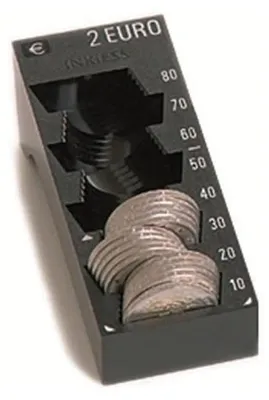 Produktbild von Einzelmünzbehälter Minikord 2 Euro schwarz