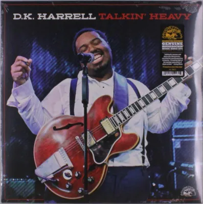 Produktbild von D.K. Harrell: Talkin Heavy (Clear Blue Vinyl)