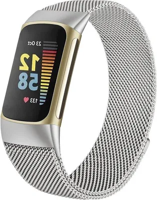 Obrázek produktu pro Černý magnetický náramek z nerezové oceli pro fitness trackery